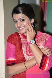 Tashu Kaushik in Red Salwar