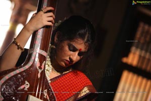 Veda Archana in Red Saree