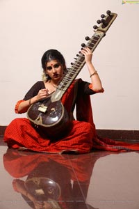 Veda Archana in Red Saree