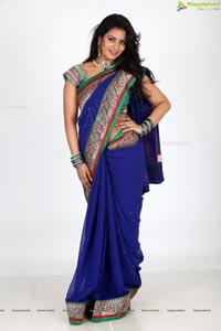 Aakanksha in Banarasi Saree