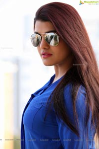 Tashu Kaushik in Blue Dress