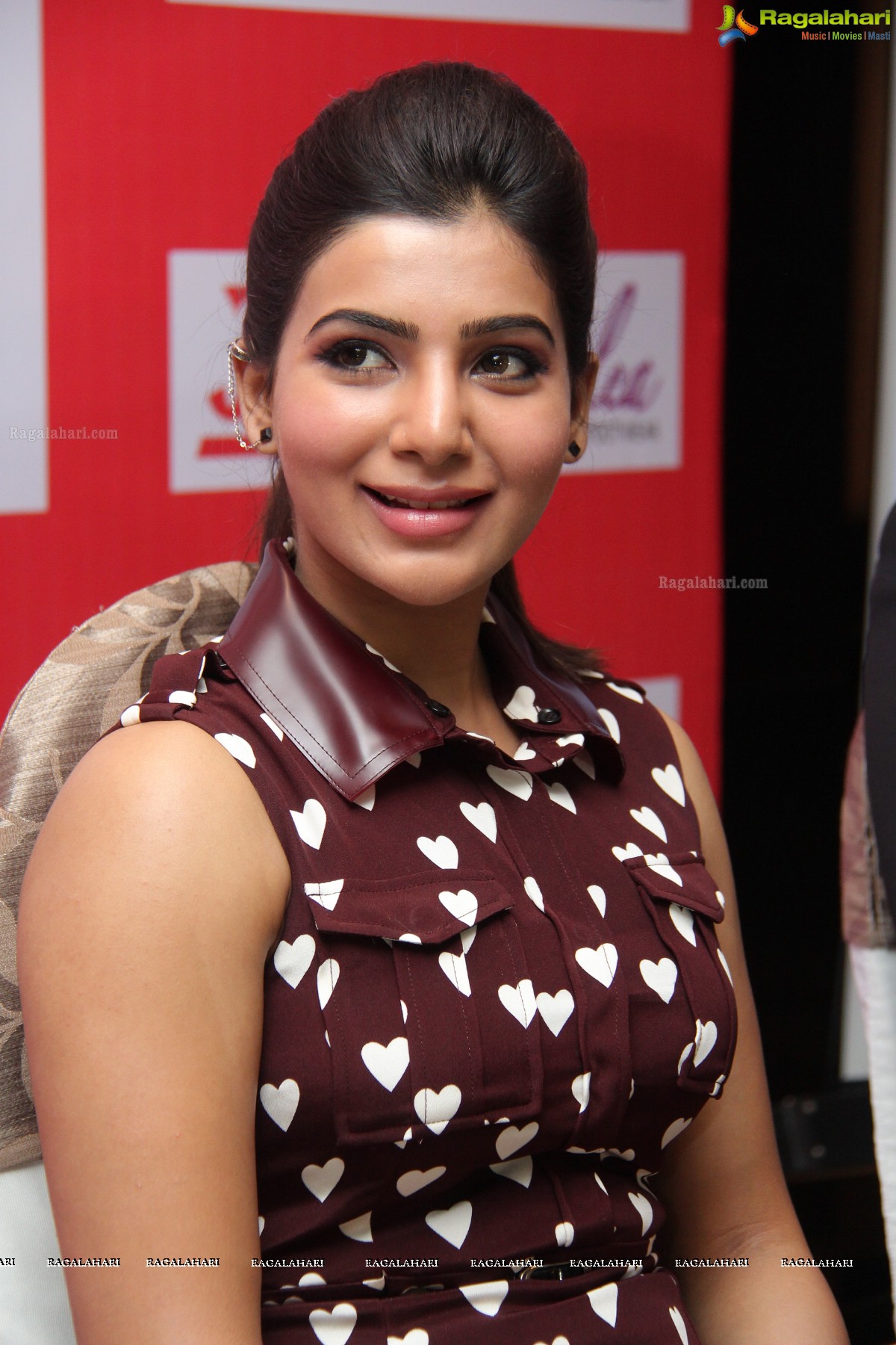 Samantha at Paragon Endorsement Press Meet