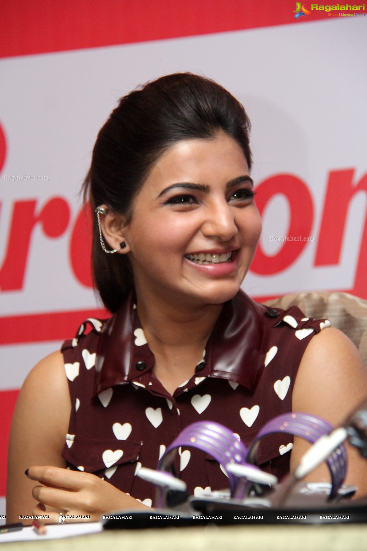 Samantha at Paragon Endorsement Press Meet