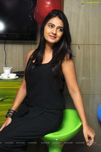 Neha Deshpande in Black Dress