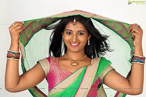 Teja Reddy Half Saree