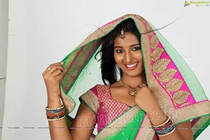 Teja Reddy Half Saree