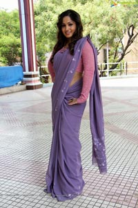 Madhavilatha Lavender Saree