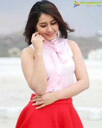 Raashi Khanna Red Dress