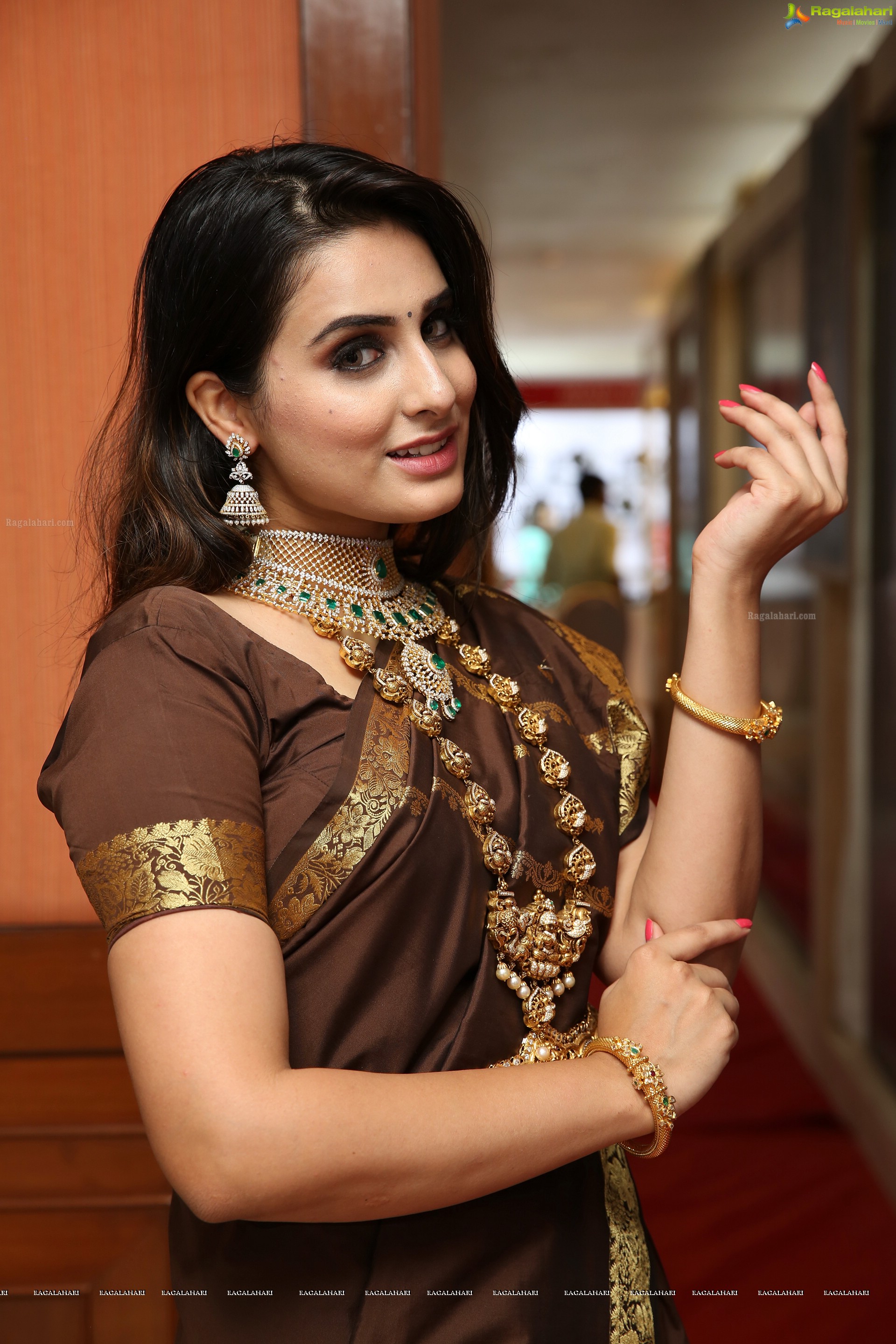 Nikitha Chaturvedi at 56th Edition of The Jewellery Expo at Taj Krishna (High Definition)