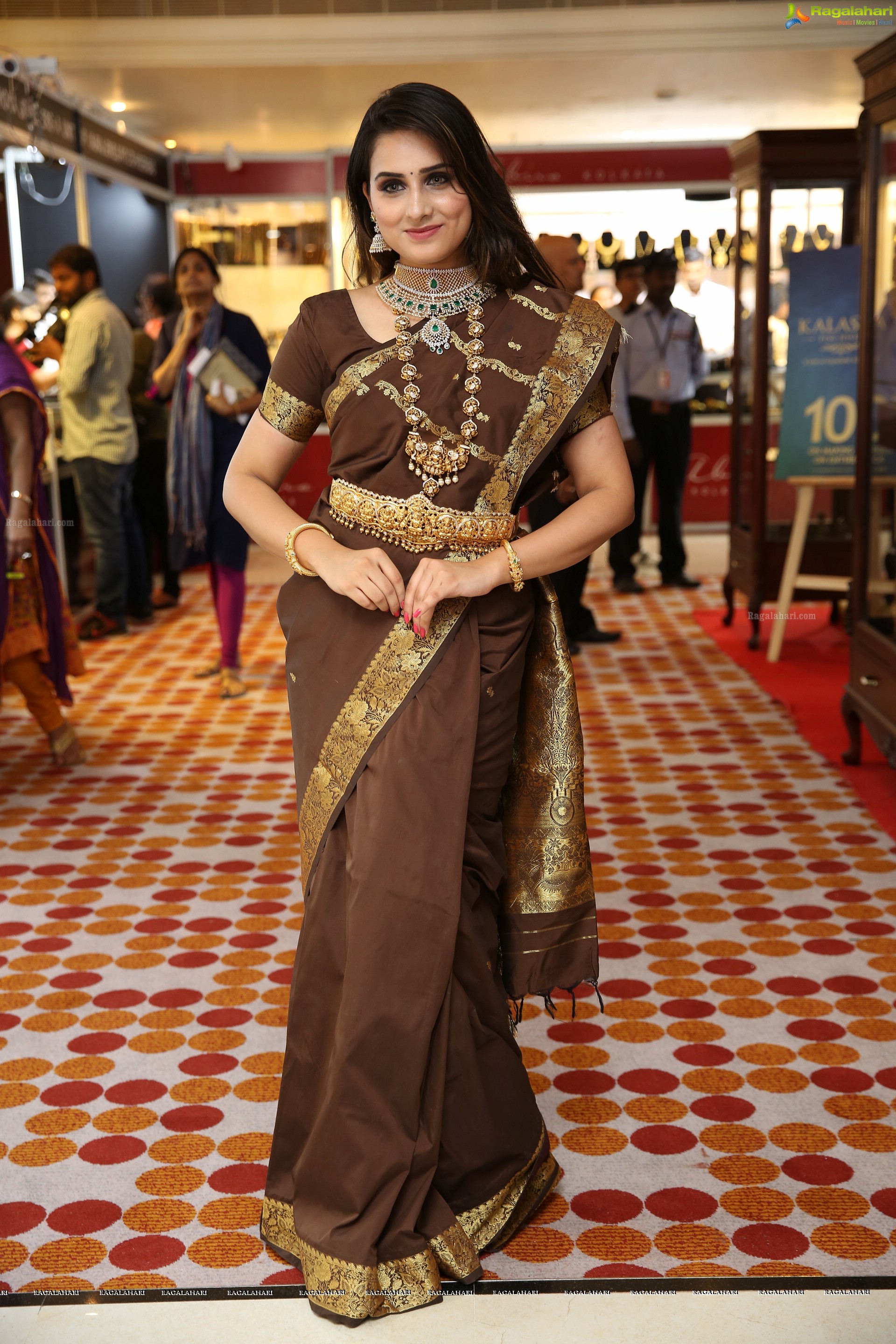 Nikitha Chaturvedi at 56th Edition of The Jewellery Expo at Taj Krishna (High Definition)