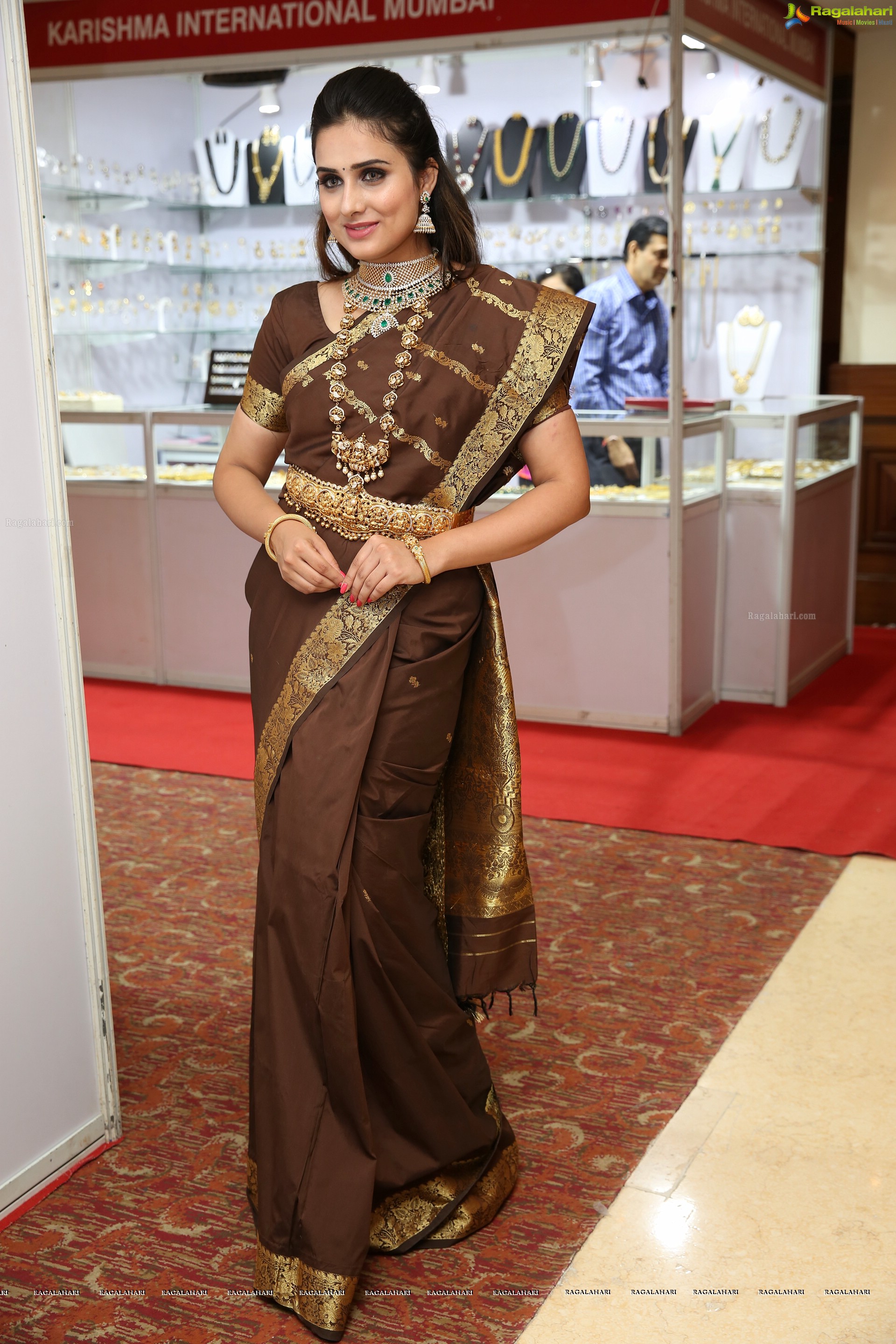 Nikitha Chaturvedi at 56th Edition of The Jewellery Expo at Taj Krishna (High Definition)
