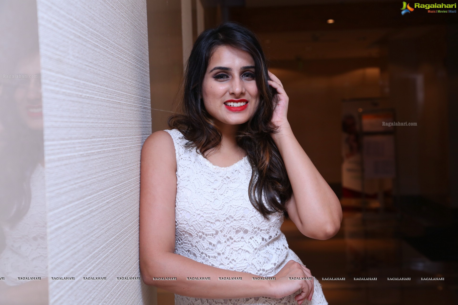 Nikitha Chaturvedi at Sutraa Curtain Raiser (High Definition)