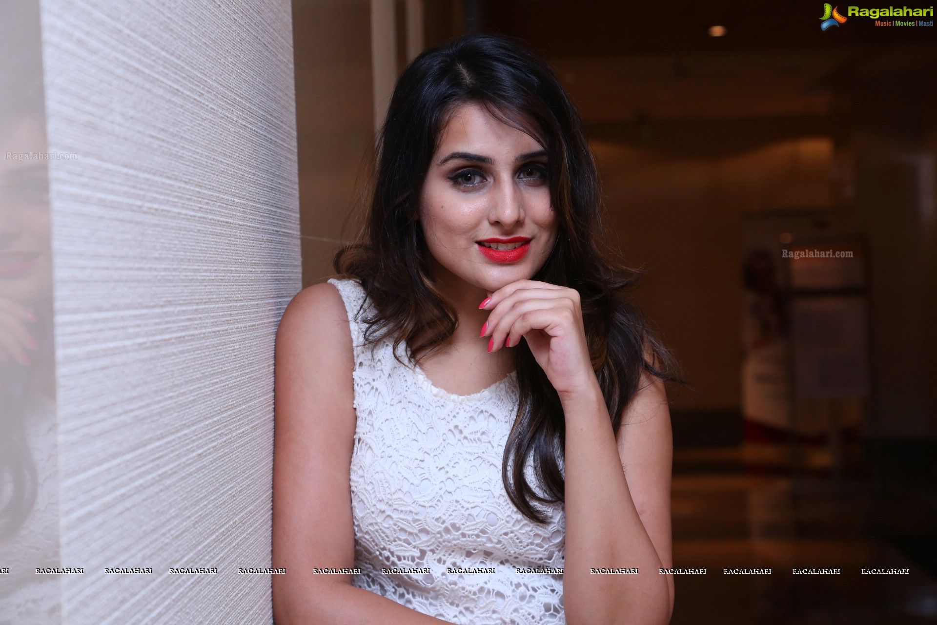 Nikitha Chaturvedi at Sutraa Curtain Raiser (High Definition)