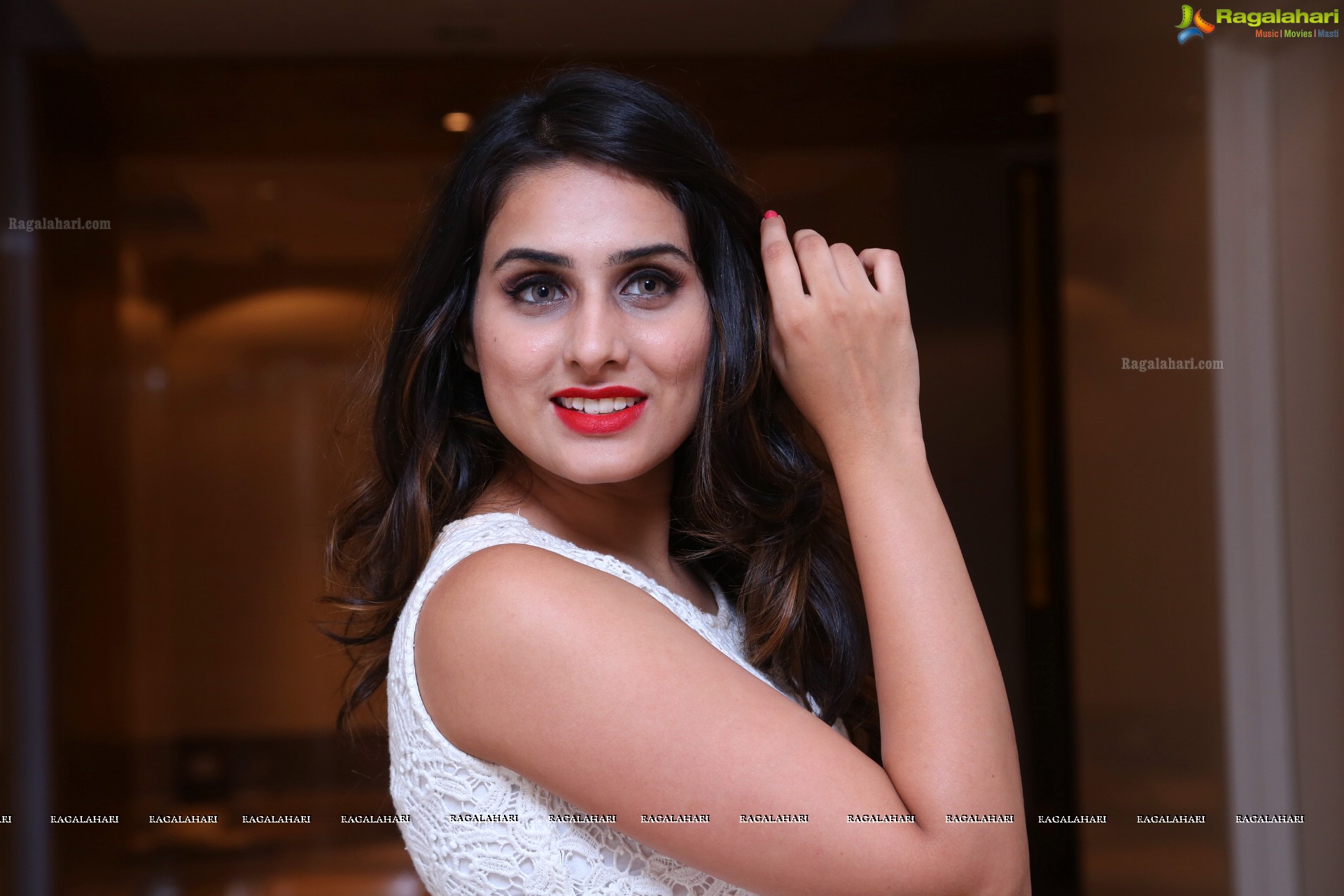 Nikitha Chaturvedi at Sutraa Curtain Raiser (High Definition)