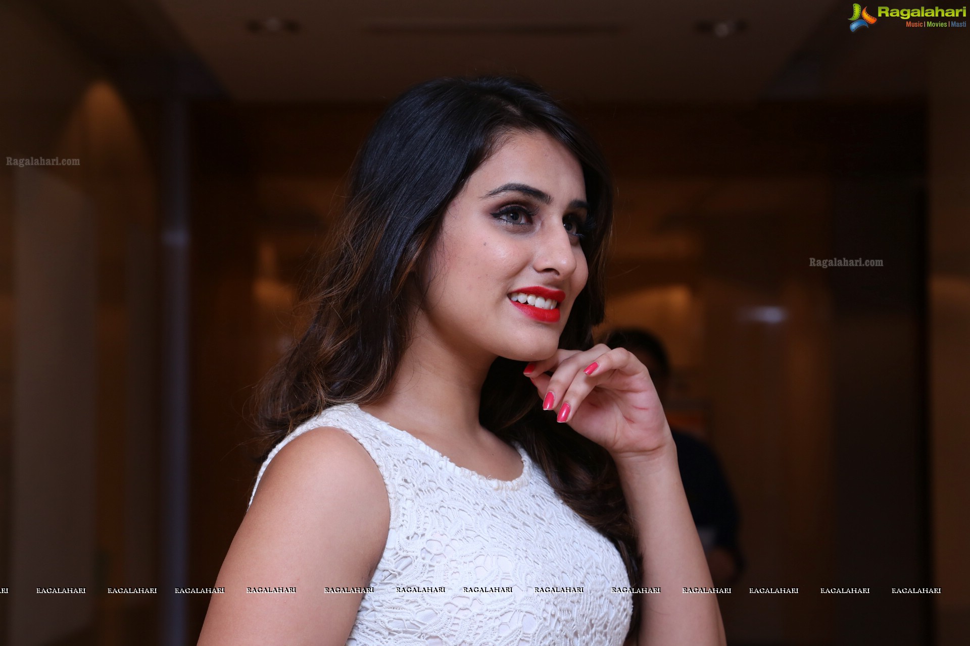 Nikitha Chaturvedi at Sutraa Curtain Raiser (High Definition)