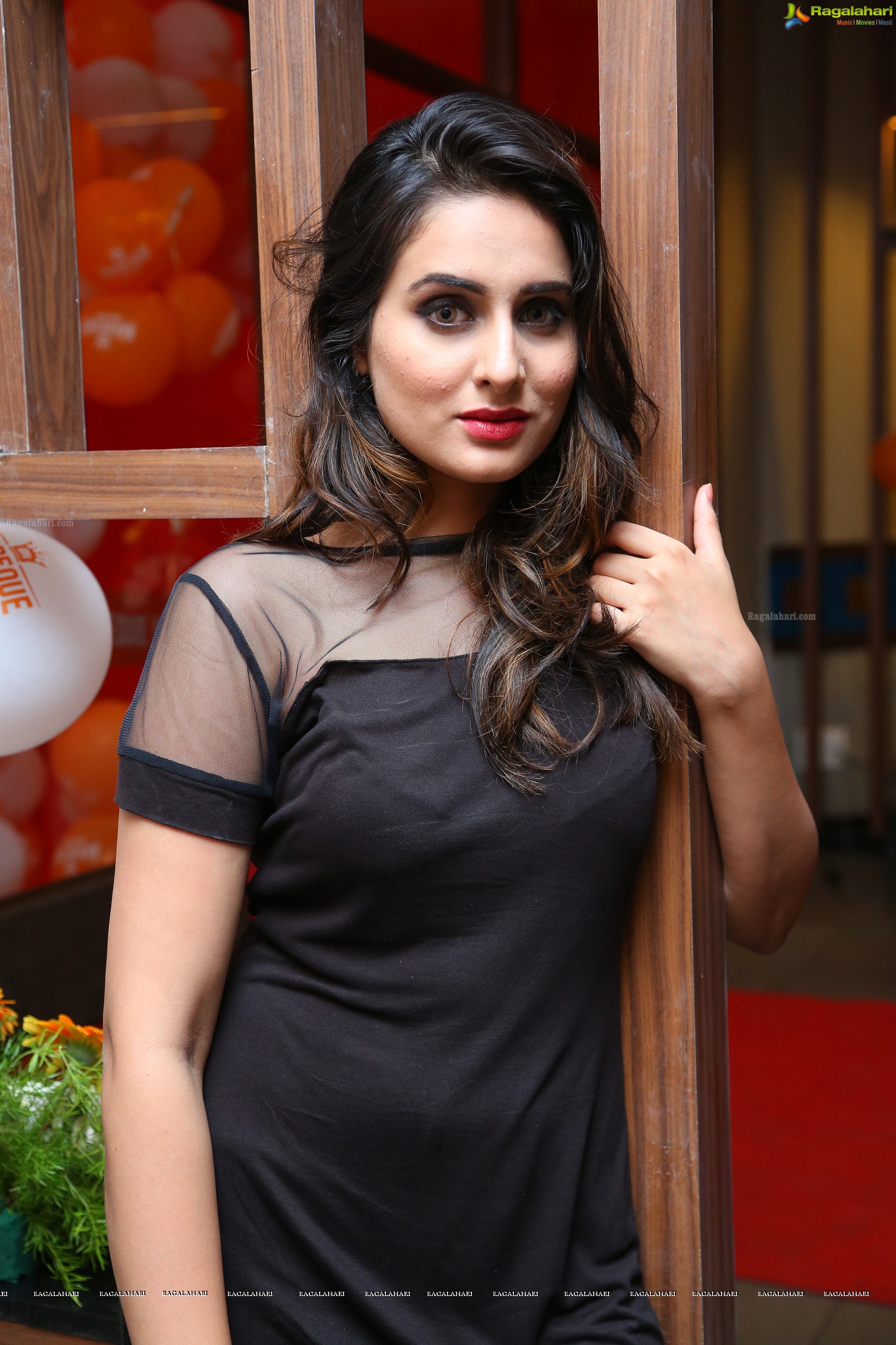 Nikitha Chaturvedi at Grand Launch of 4th Barbeque Nation in Hyderabad at Forum Mall (High Definition)