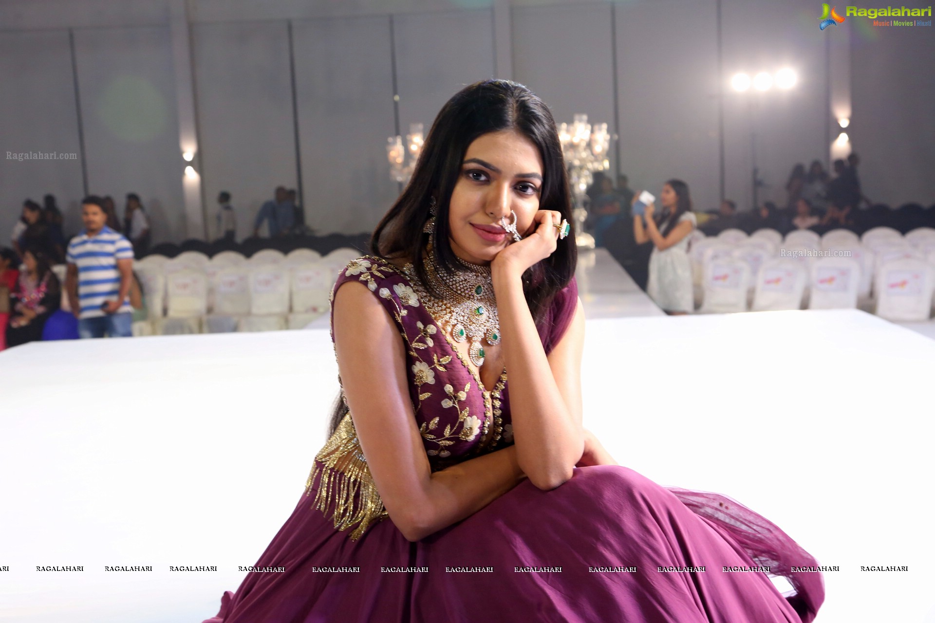 Shivani Rajashekar at Fashion Ramp Walk by Rotary Club of Hyderbad Deccan (High Definition)