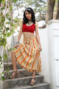 Sakshi Kakkar Red Dress