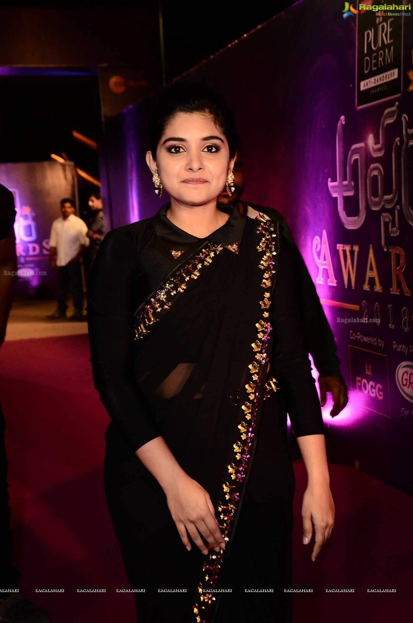 Nivetha Thomas at Zee Apsara Awards 2018 (Posters)