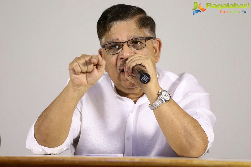 Allu Aravind @ Press Meet on Sri Reddy Controversy