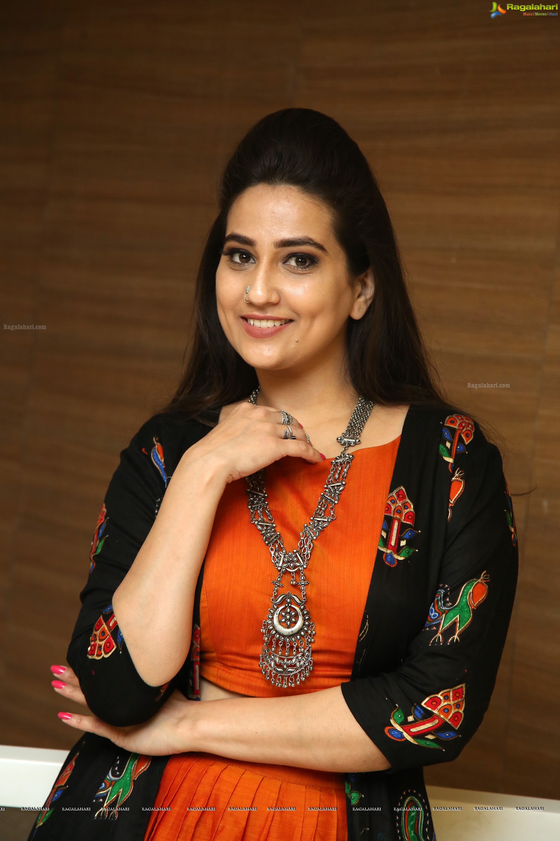 Manjusha @ Chitralahari Success Meet - HD Gallery