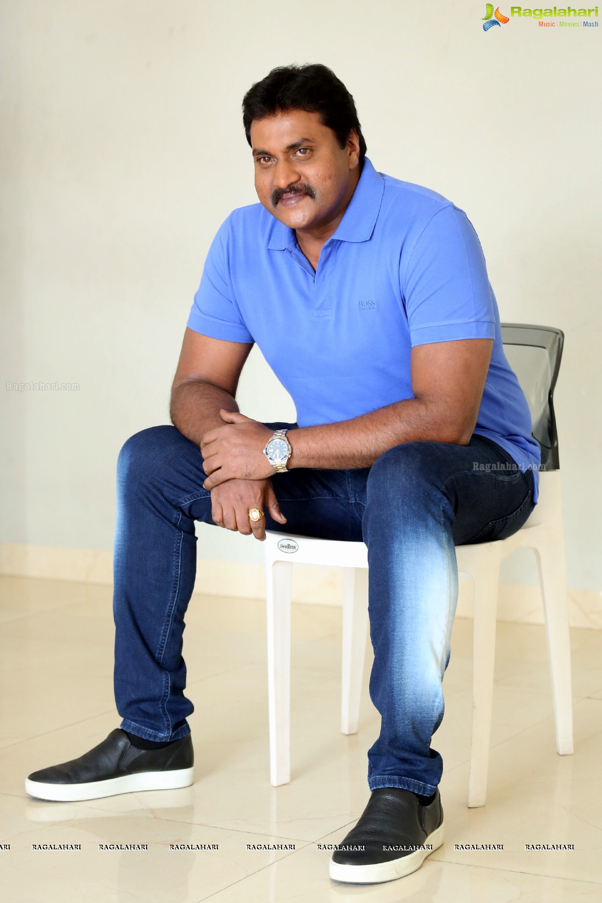 Sunil at Interview on Chitralahari Success