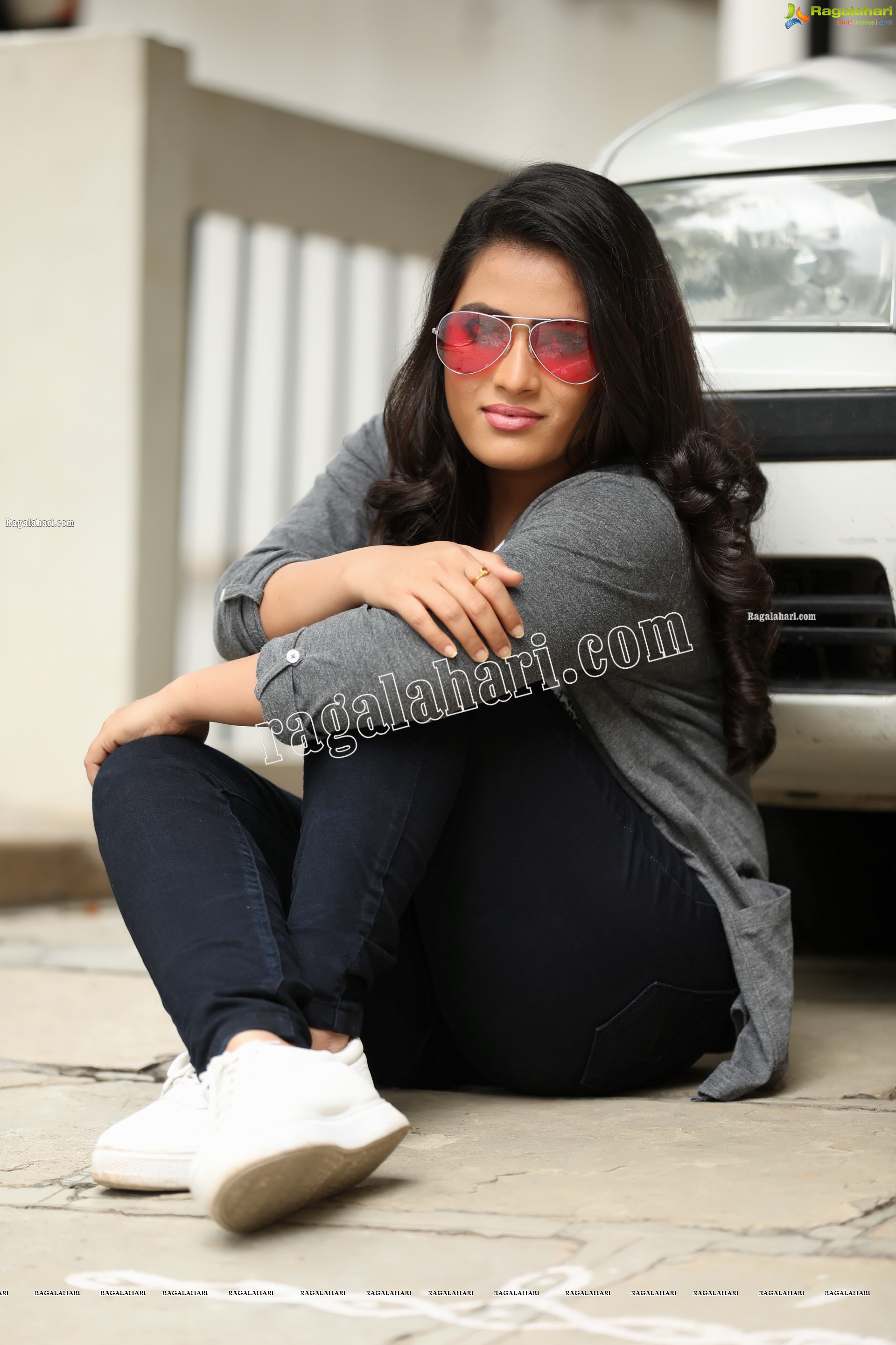 Anusha Parada in Aztec Print Top and Black Jeans Exclusive Photo Shoot