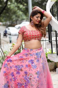 Sejal Mandavia Pink Floral Lehenga Choli