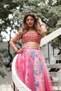 Sejal Mandavia Pink Floral Lehenga Choli