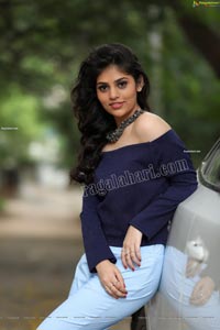 Viswa Sri Bandhavi in Flare Bell Bottom Pants