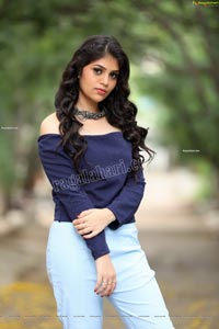 Viswa Sri Bandhavi in Flare Bell Bottom Pants