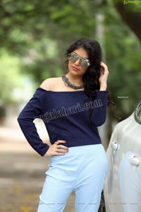 Viswa Sri Bandhavi in Flare Bell Bottom Pants