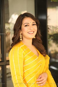 Catherine Tresa Gorgeous Stills in Yellow Churidar