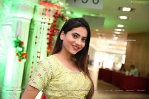 Dimple Thakur in Lime Green Lehenga Choli