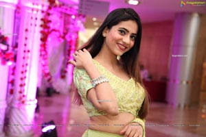 Dimple Thakur in Lime Green Lehenga Choli