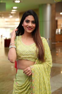 Dimple Thakur in Lime Green Lehenga Choli