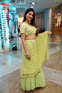 Dimple Thakur in Lime Green Lehenga Choli