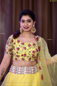 Iba Khan in Yellow Designer Lehenga Choli