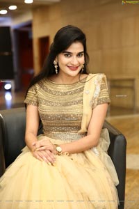 Jenny Honey in Beige Layered Lehenga Choli