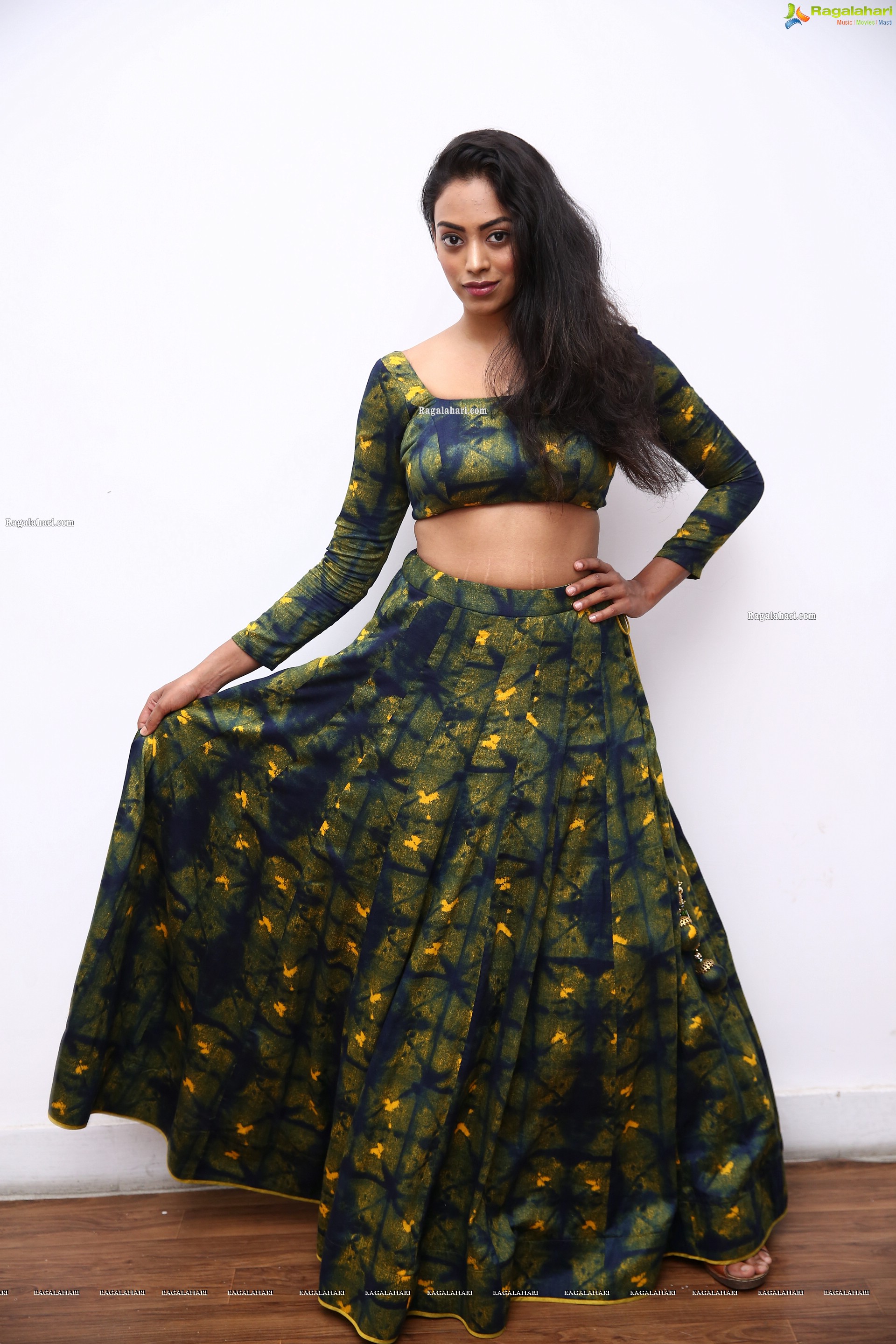 Dr. Kamakshi Bhaskarla In Green Lehenga Choli, HD Photo Gallery