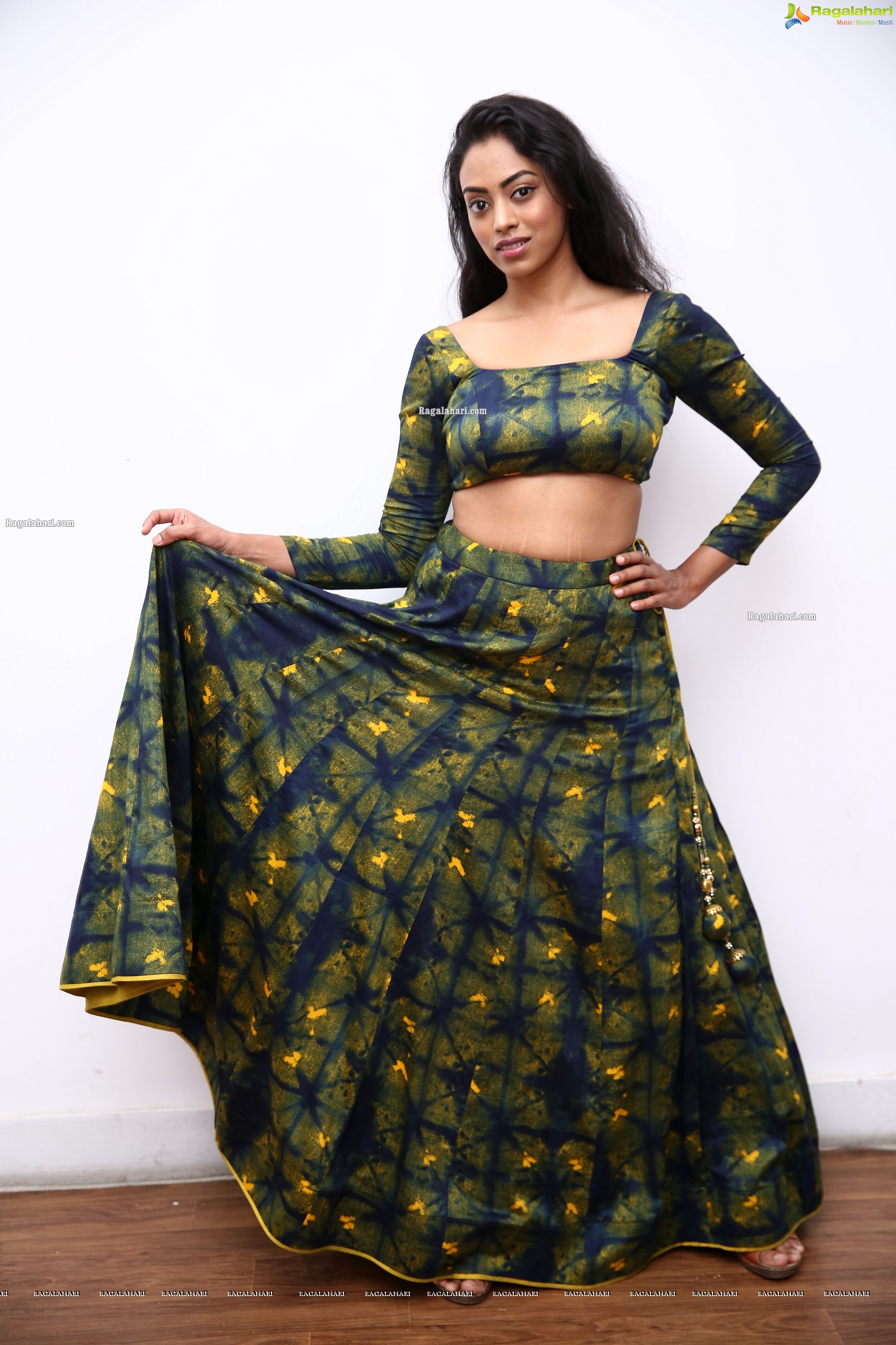 Dr. Kamakshi Bhaskarla In Green Lehenga Choli, HD Photo Gallery