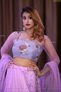 Krishna Bhimani in Lavender designer Lehenga