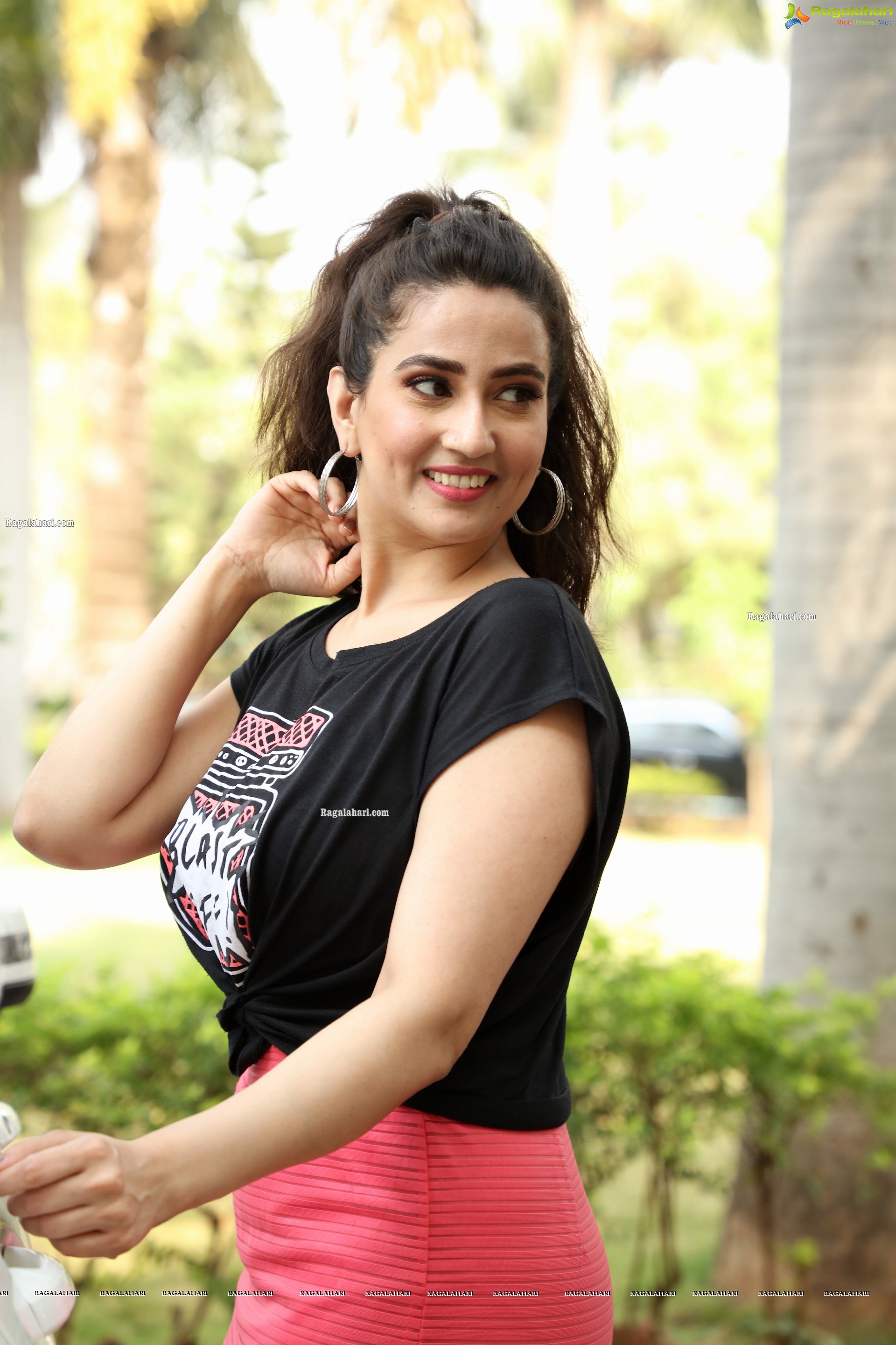 Manjusha at Sulthan Movie Success Meet, HD Photo Gallery