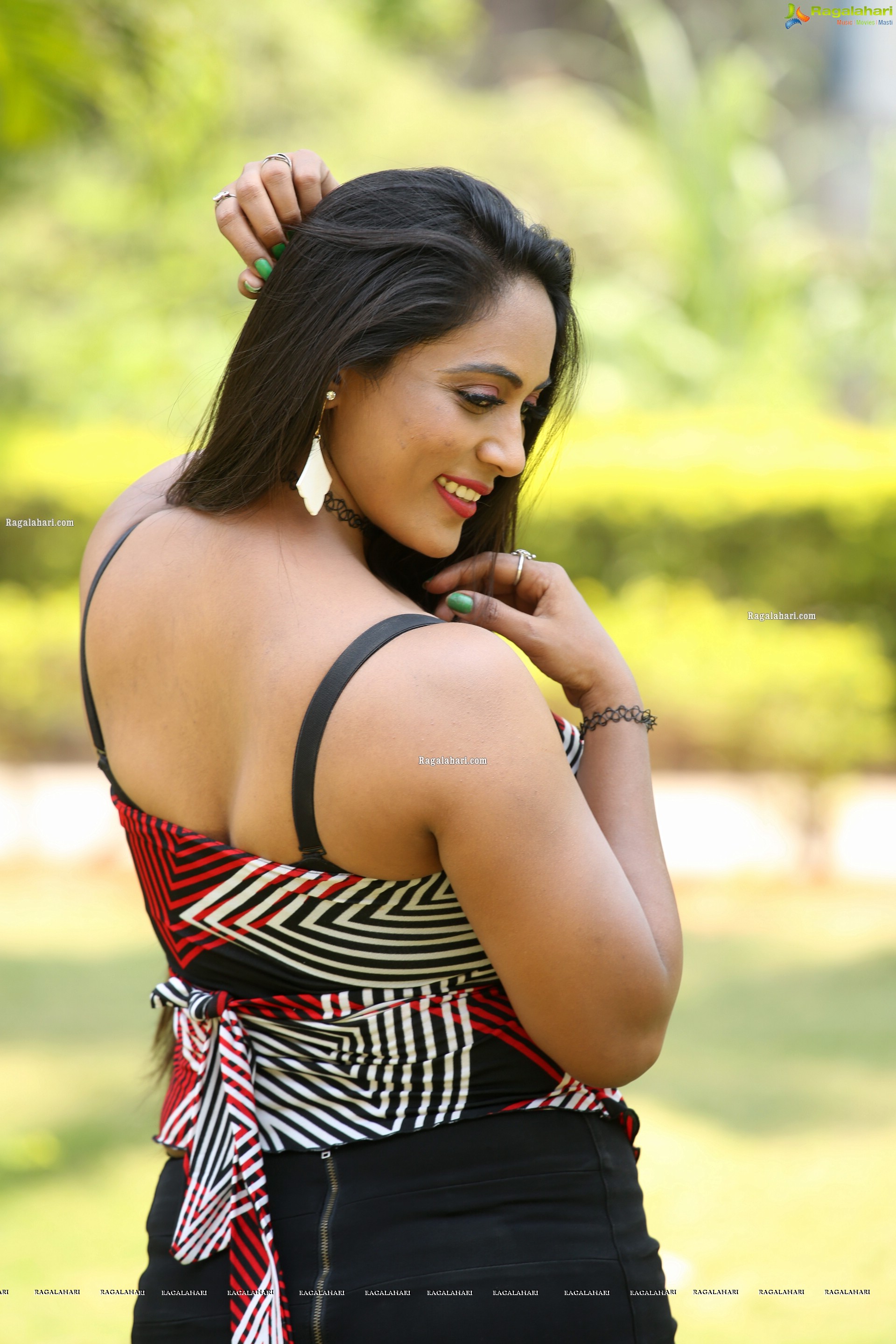 Meghana Chowdary at B.Com Lo Physics Movie Press Meet, HD Photo Gallery