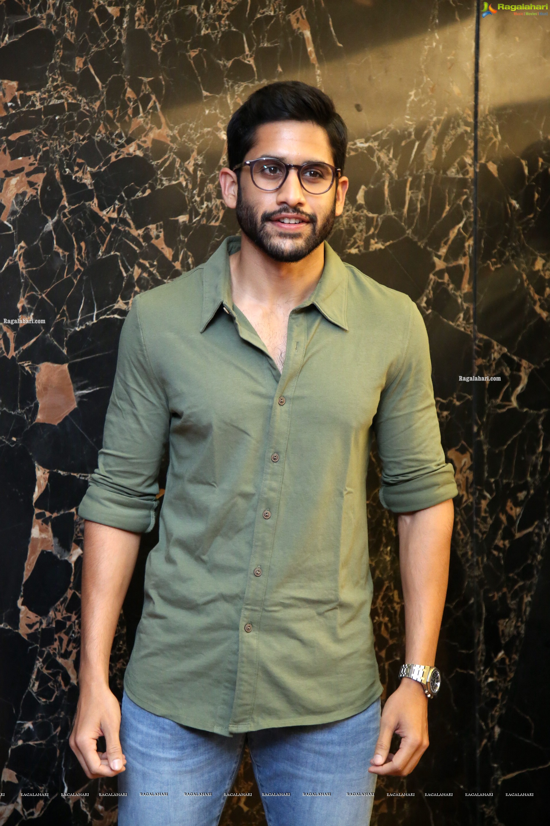 Naga Chaitanya at Love Story Movie Press, HD Photo Gallery