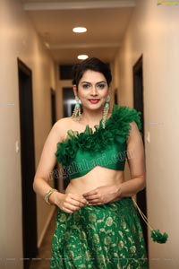 Naina Dabi in Green Designer Lehenga