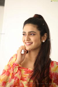 Priya Prakash Varrier at Ishq Movie Interview