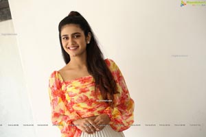 Priya Prakash Varrier at Ishq Movie Interview