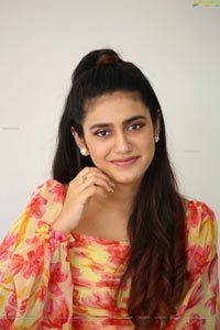 Priya Prakash Varrier at Ishq Movie Interview