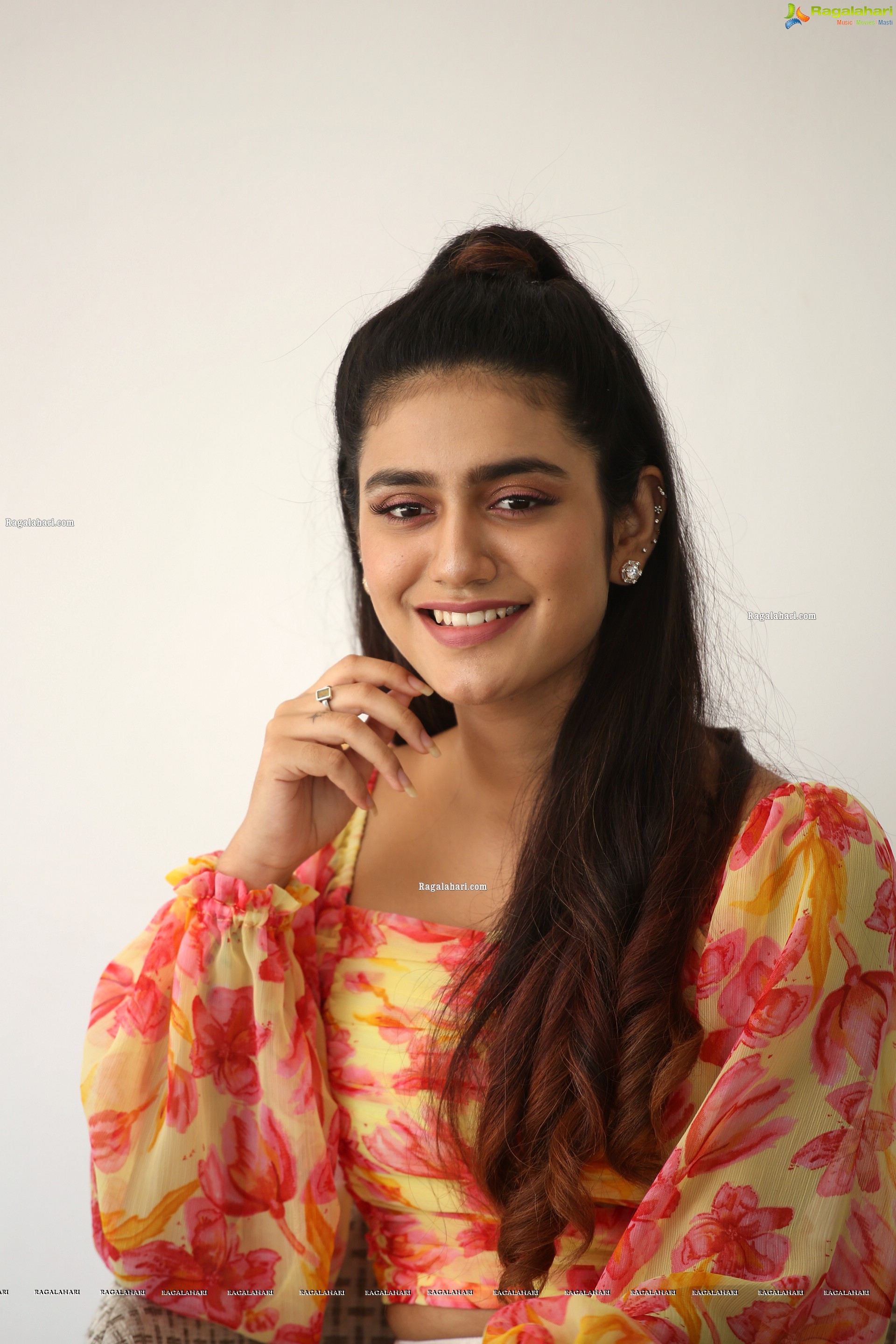 Priya Prakash Varrier at Ishq Movie Interview, HD Photo Gallery